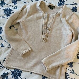 Vintage Eddie Bauer Cotton Pullover Sweater, Women’s Medium
